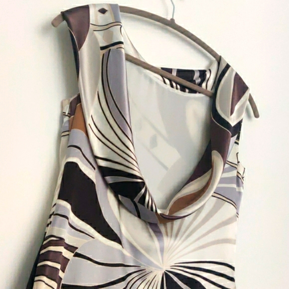 Anne Klein satin long dress low back - Picture 1 of 4